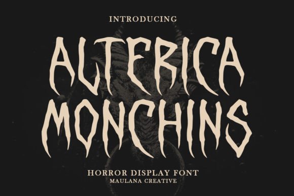 Alterica Monchins: A Whimsical Display Font for Magical Brand Identities