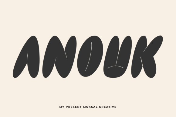 Anouk: A Cute and Quirky Display Font for Joyful Editorial Design