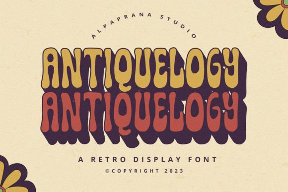 Antiquelogy: A Retro Display Font for Authentic Branding