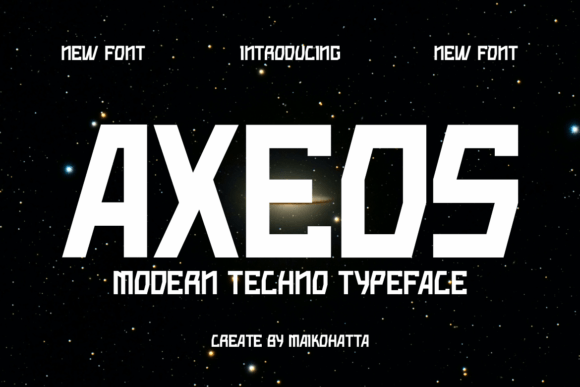 Axeos Typeface Review: Futuristic Display Fonts for Modern Branding