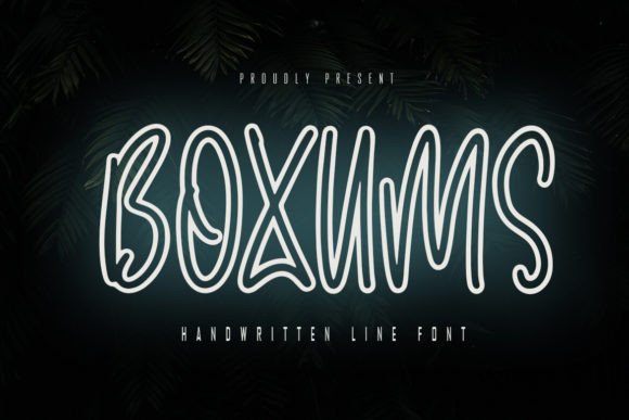 Boxums: The Elegant Double Line Font for Polished Branding