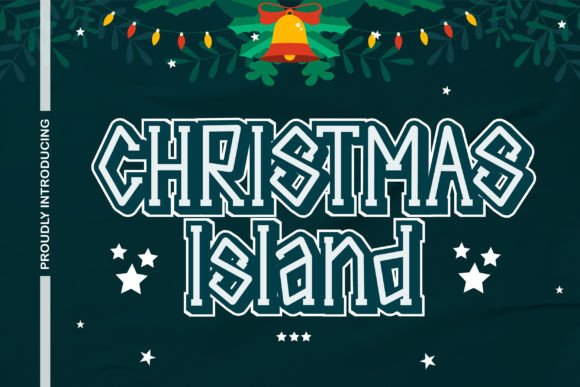 Christmas Island Display Font for Festive Editorial Design