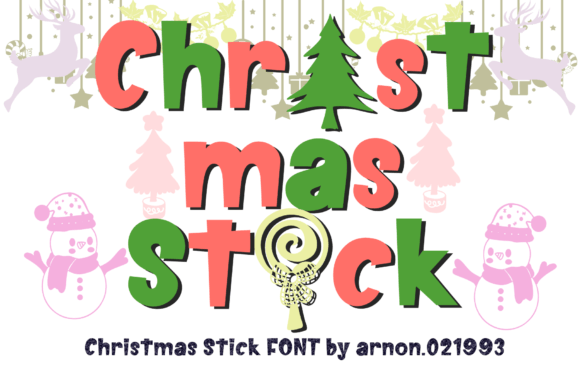 Christmas Stick Free Download: The Ultimate Bold Display Font