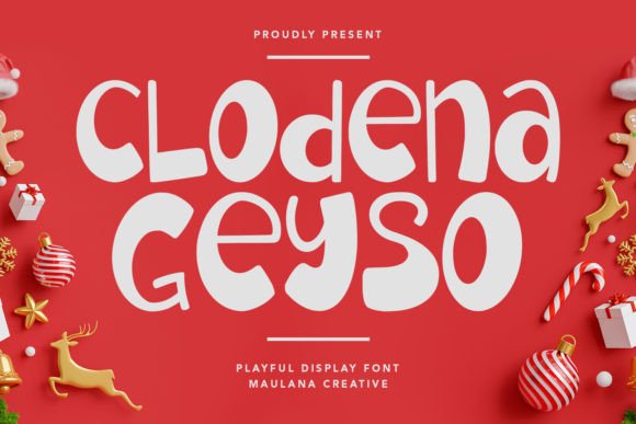 Clodena Geyso: A Playful Display Font for Modern Editorial Design