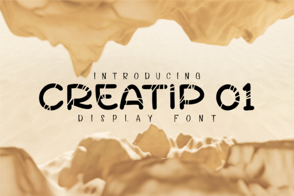 Creatip 01: A Captivating Display Font for Editorial Design