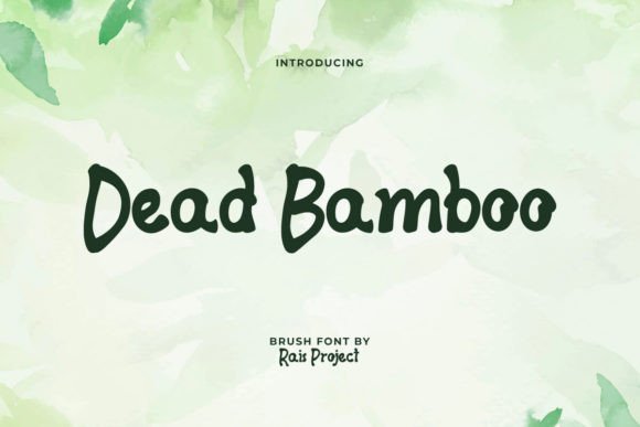 Dead Bamboo Typeface Review: A Wavy Display Font for Editorial Design