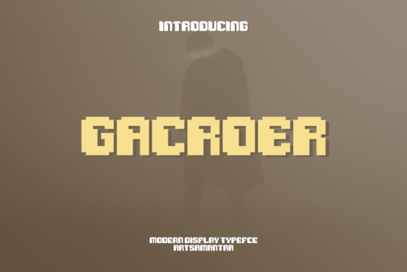 Gacroer: A Modern Pixel Display Font for Digital Branding