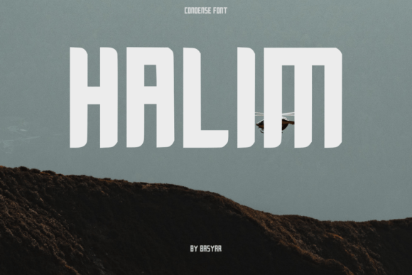 Halim: The Bold Condensed Display Font for Modern Editorial Design