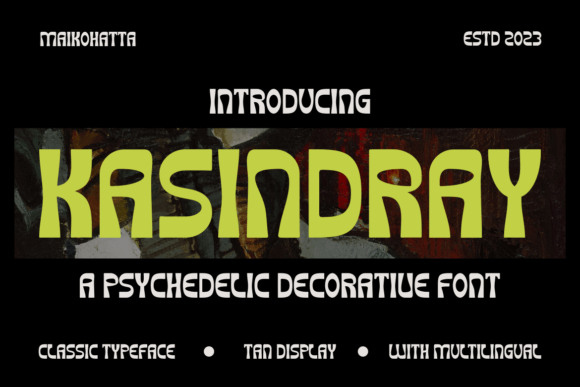 Kasindray Display Font for Modern Web Design