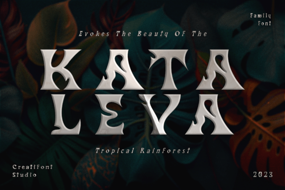 Kataleya: The Art Nouveau Display Font for Elegant Branding