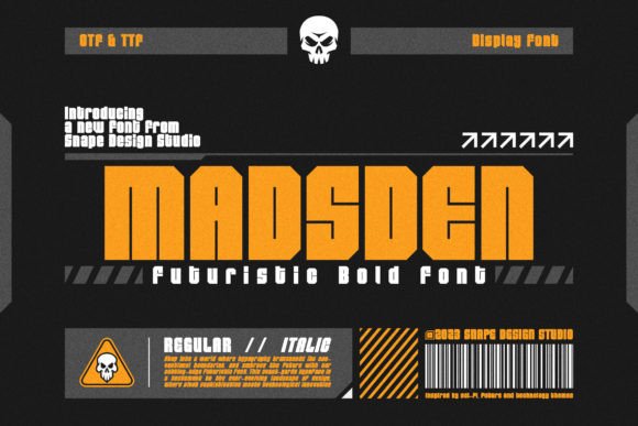 Madsden Display Font for Modern Web Design