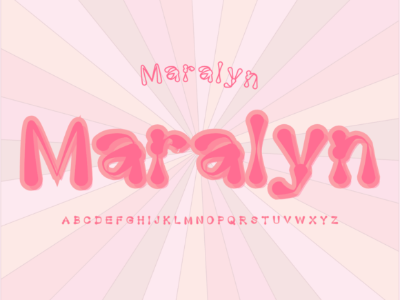 Maralyn Display Font Review for Creative Makers