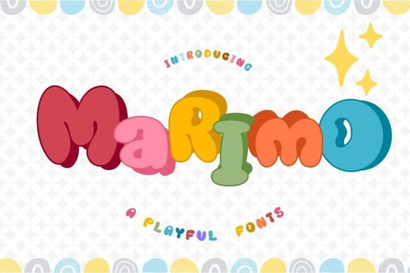 Marimo: A Charming Display Font for Playful Editorial Design
