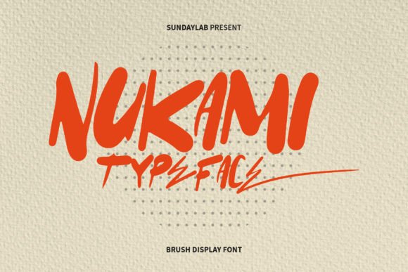 Nukami: A Brush Display Font for Modern Web Design