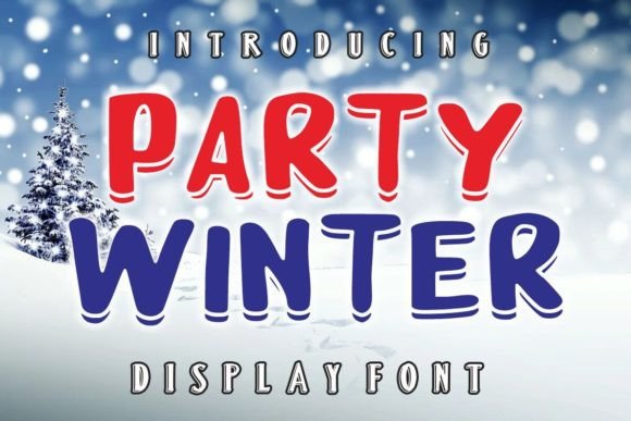 Party Winter Typeface: Elevating Holiday Editorial Design
