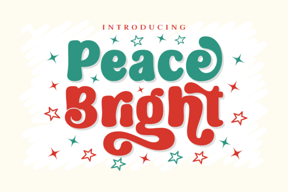 Peace Bright Typeface for Modern Brand Identity