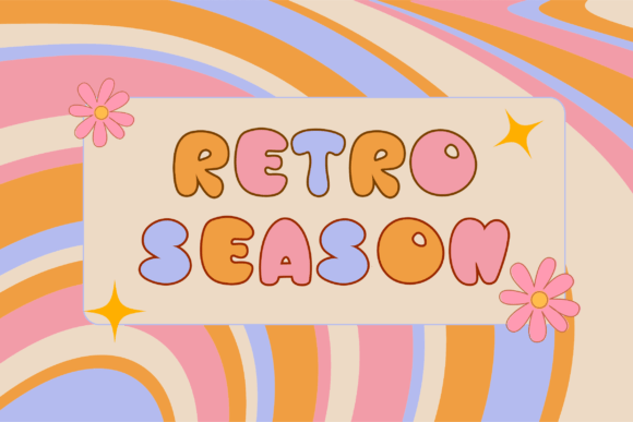 Retro Season Typeface for Handmade Branding and Printables