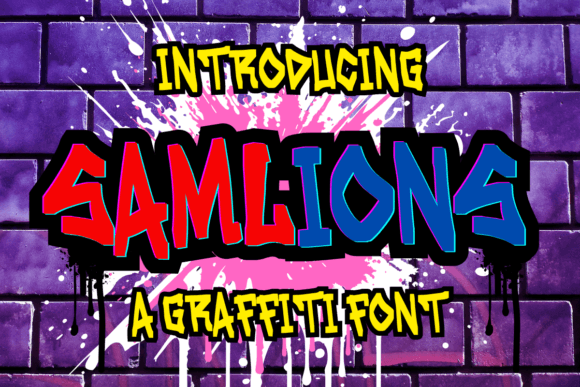 Samlions: The Bold Urban Display Font for High-Impact Campaigns
