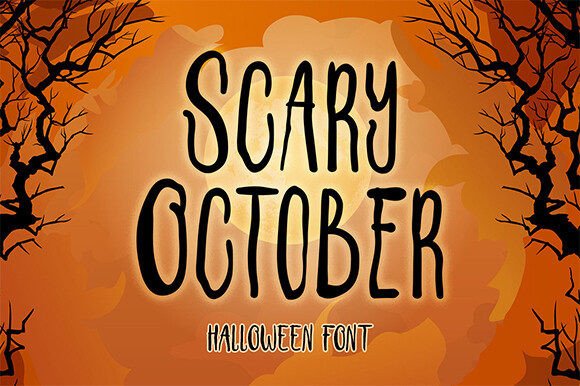 Scary October Typeface Review for Halloween Branding