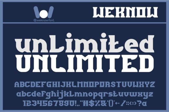 Unlimited Display Font for Editorial Design and Brand Identity